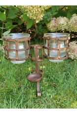 Boutique Trukado Giftware & Lifestyle - Medieval Iron Windlight with Glass Light Holders