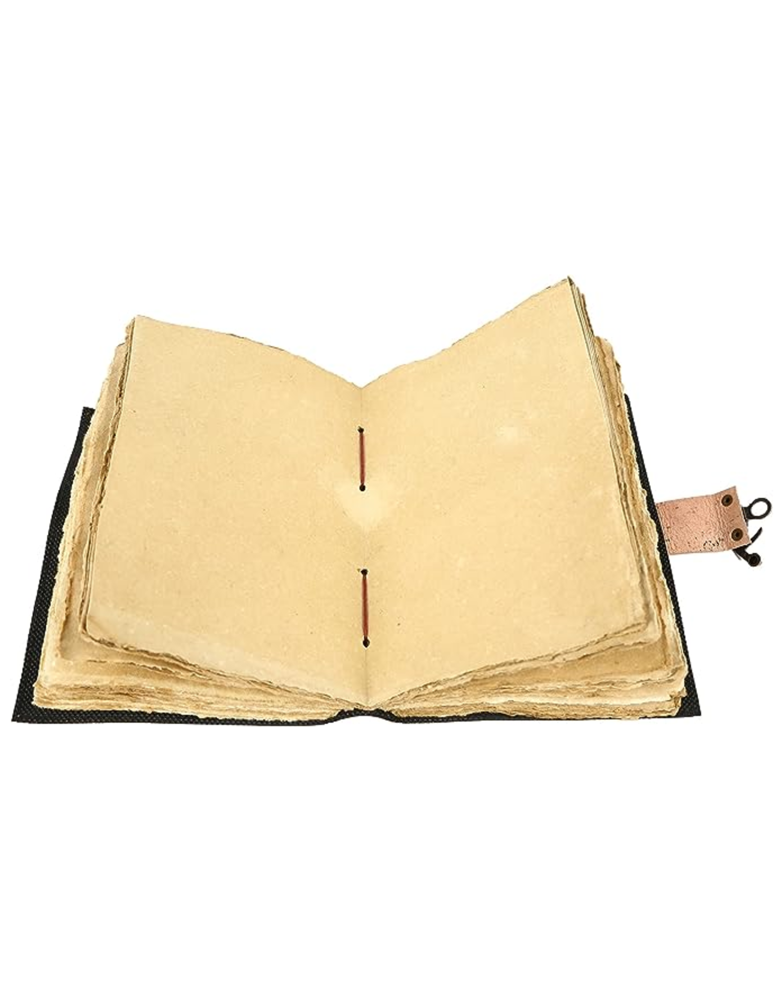 JM Handicrafts Miscellaneous - Leather journal with Pentagram and Crescent 20.5 x 15.5cm