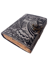 JM Handicrafts Miscellaneous - Leren Dagboek met Relief Uil