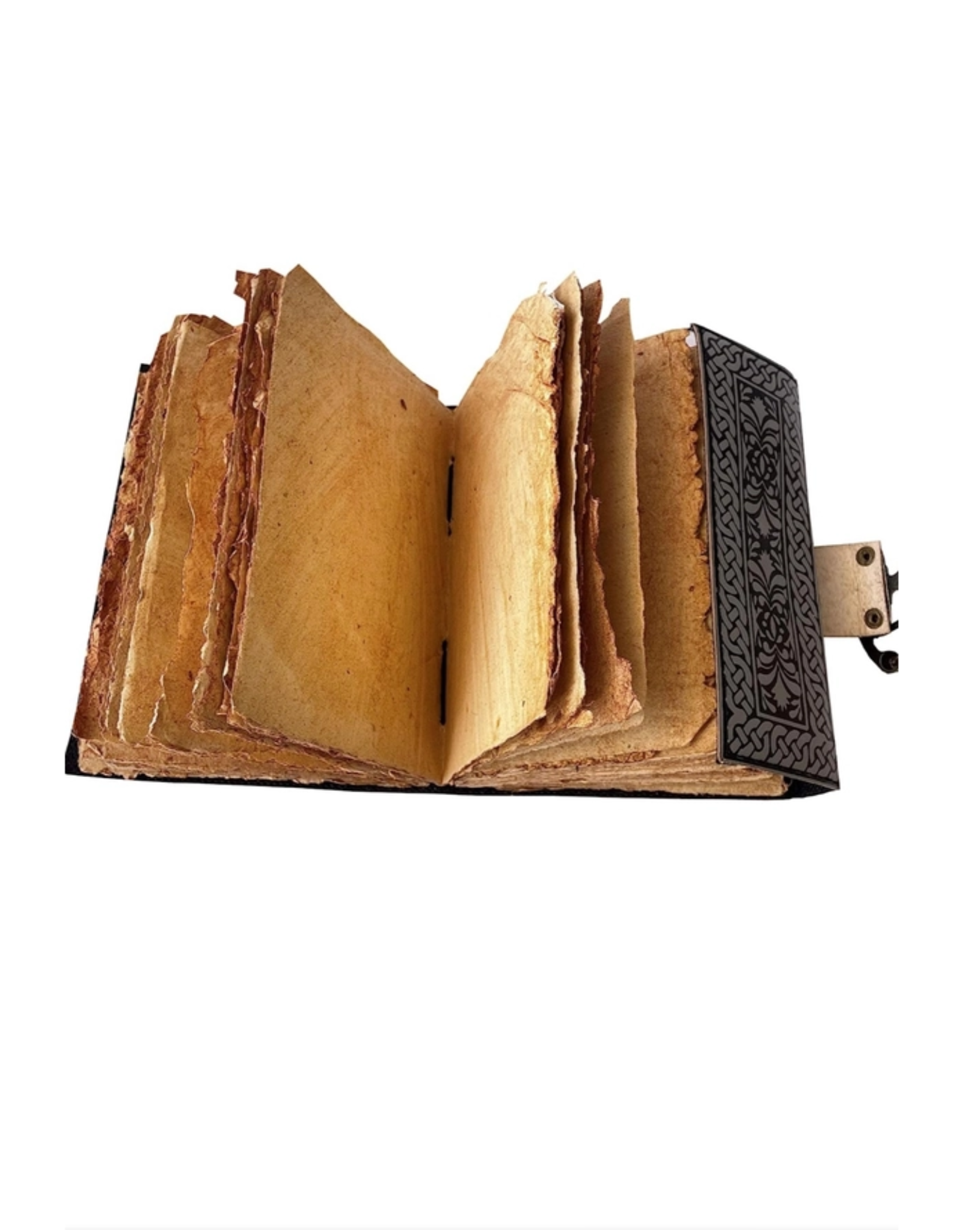 JM Handicrafts Miscellaneous - Leren Dagboek met Relief Uil