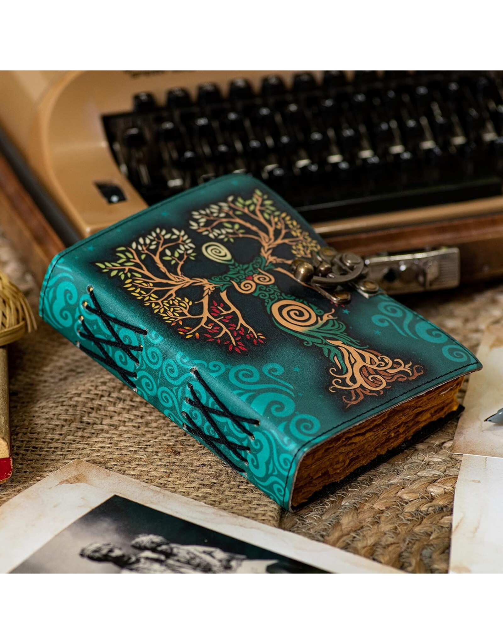 JM Handicrafts Miscellaneous - Tree of Life Mother Earth Leather Journal