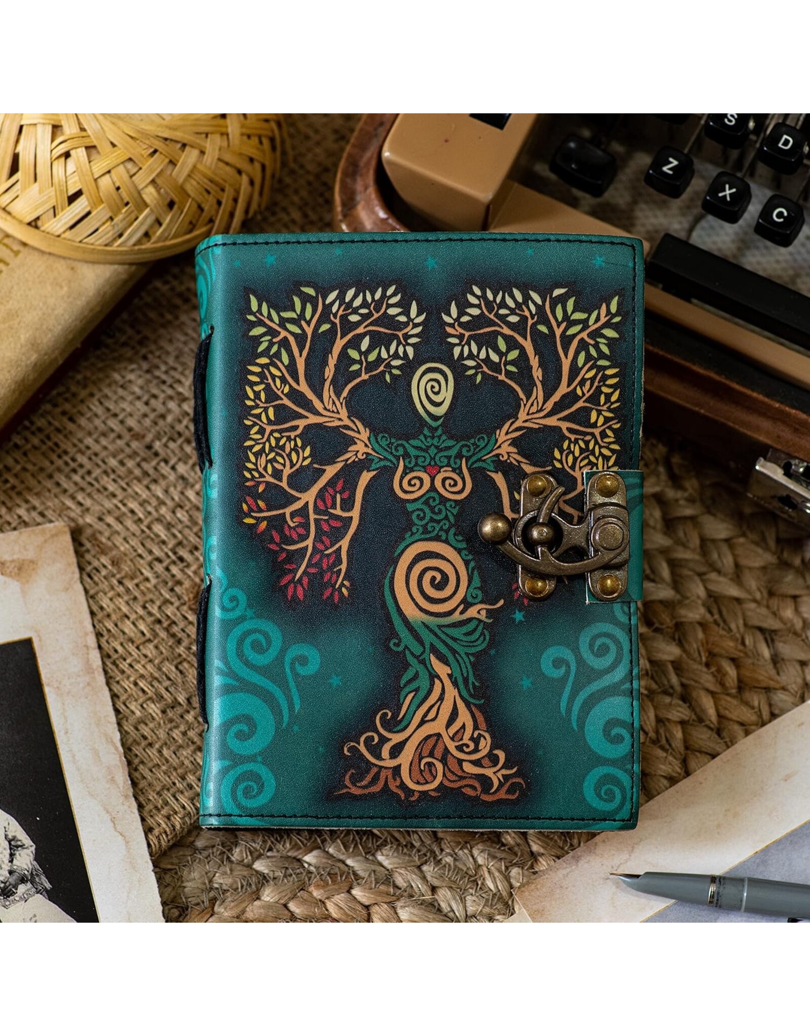 BB Miscellaneous - Tree of Life Mother Earth Leather Journal