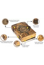 JM Handicrafts Miscellaneous - Derde Oog Leren Dagboek  18x13cm