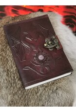 JM Handicrafts Miscellaneous - Dragons Leather Journal with Lock (noteboek)
