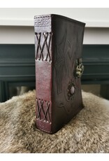 JM Handicrafts Miscellaneous - Dragons Leather Journal with Lock (noteboek)