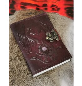JM Handicrafts Draken Leren Dagboek met Slot (notitieboek)