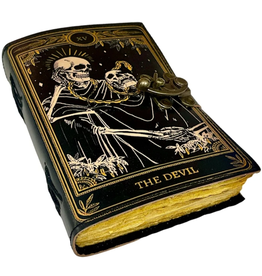 JM Handicrafts Grimoire Leather Journal The Devil 18x13cm