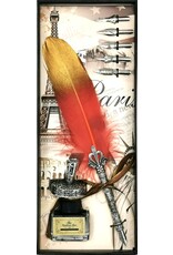 JM Handicrafts Miscellaneous - Kalligrafie set met Verenpen, inkt, penhouder en penpunten