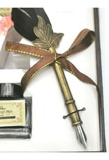 JM Handicrafts Miscellaneous -  Calligraphy set with Feather pen black