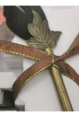 JM Handicrafts Miscellaneous -  Calligraphy set with Feather pen black