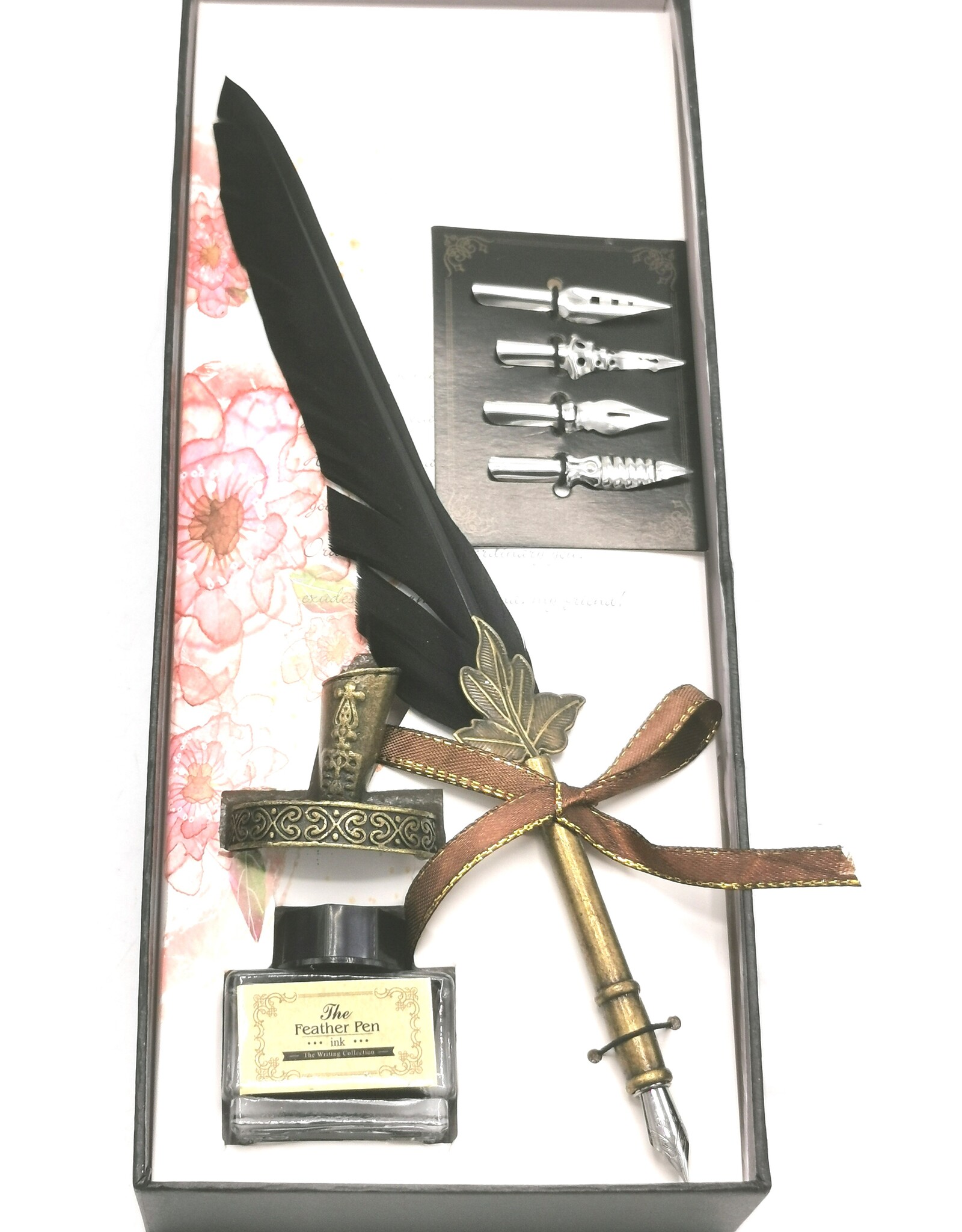 JM Handicrafts Miscellaneous - Kalligrafie set met Verenpen zwart