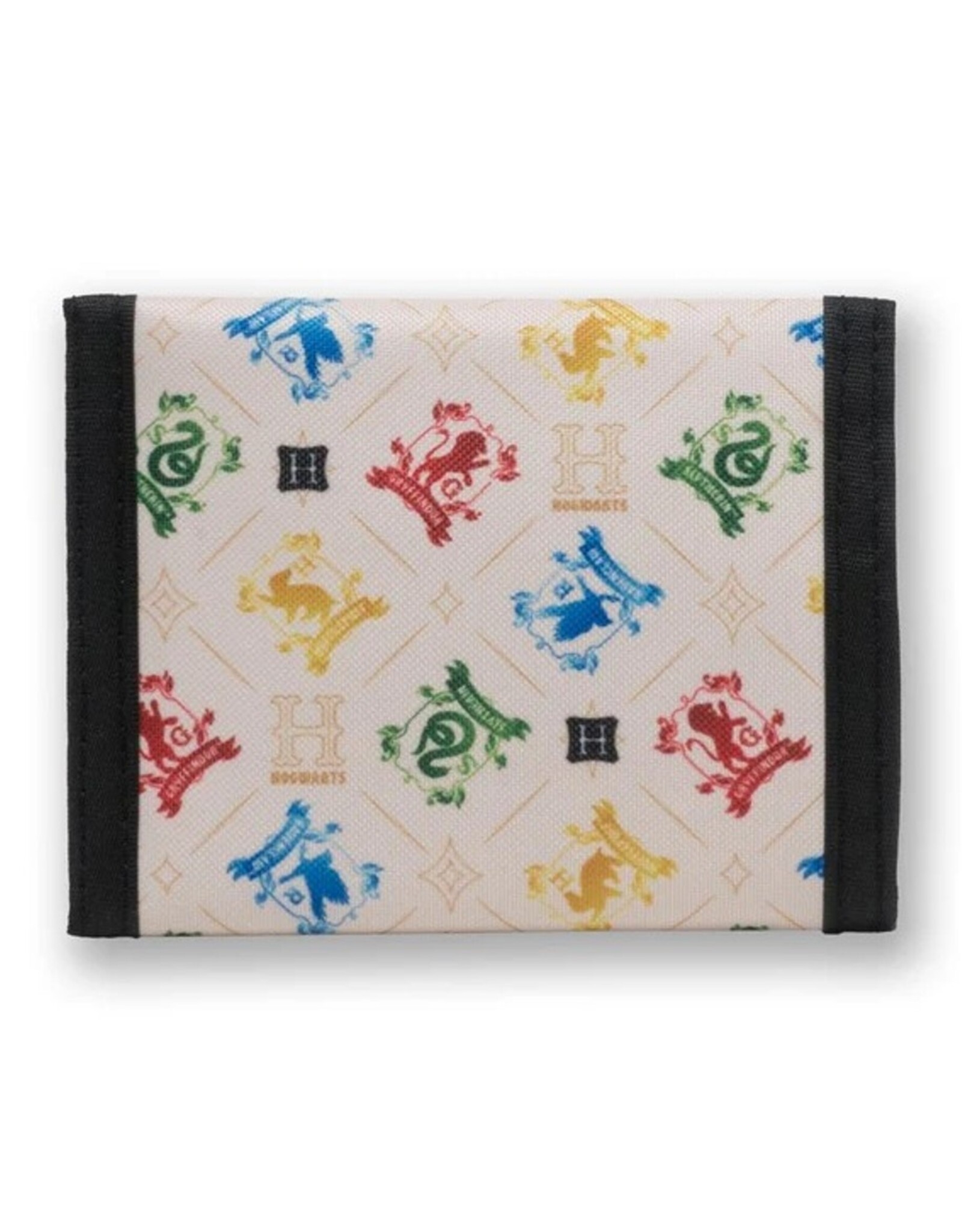 Harry Potter Merchandise - Harry Potter Hogwarts House Crest Nylon Trifold Wallet
