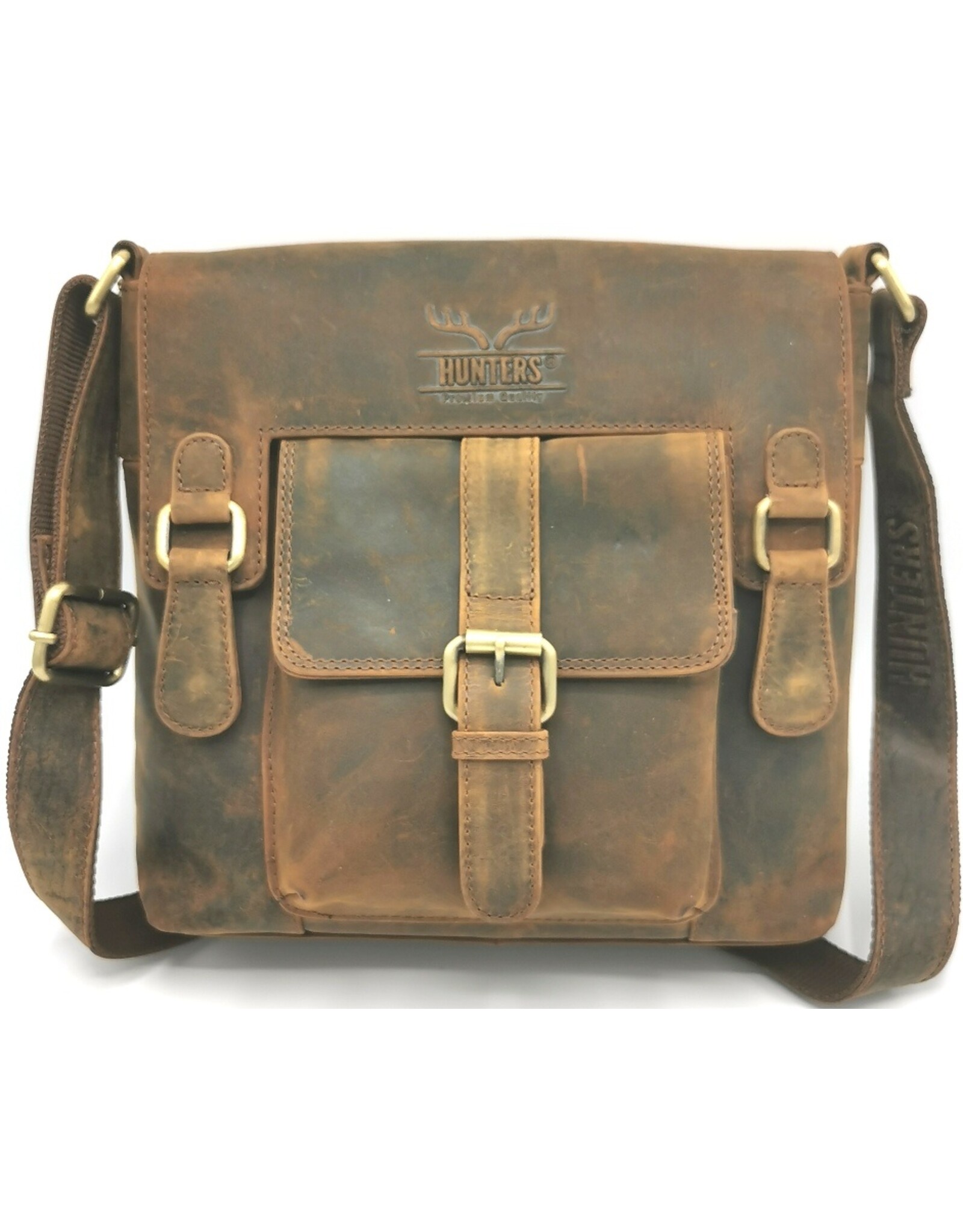 Hunters Leather bags - Hunters Crossbody bag with 'M' cover Vintage