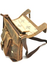 Hunters Leather bags - Hunters Crossbody bag with 'M' cover Vintage