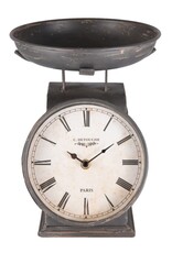 Trukado Miscellaneous - Table Clock Vintage Scales Dark Iron