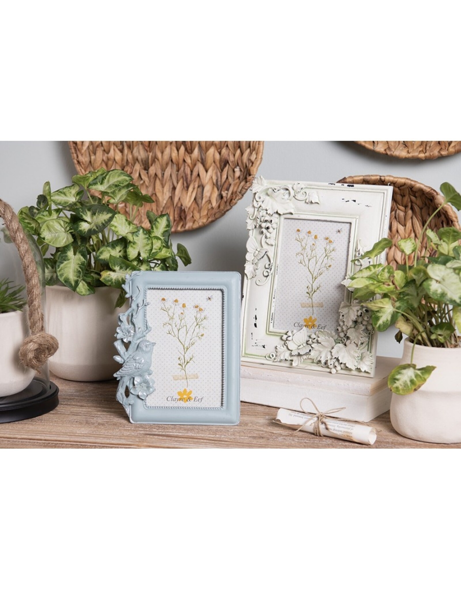 Trukado Miscellaneous - Fotolijst met 3D Vogels blauw