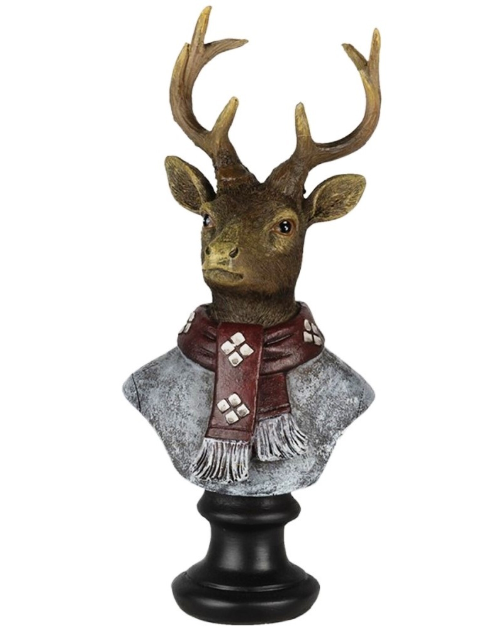 C&E Giftware & Lifestyle - Hert Buste gekleed als Heer 23cm