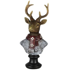 C&E Deer Bust dressed as Gentleman 23cm