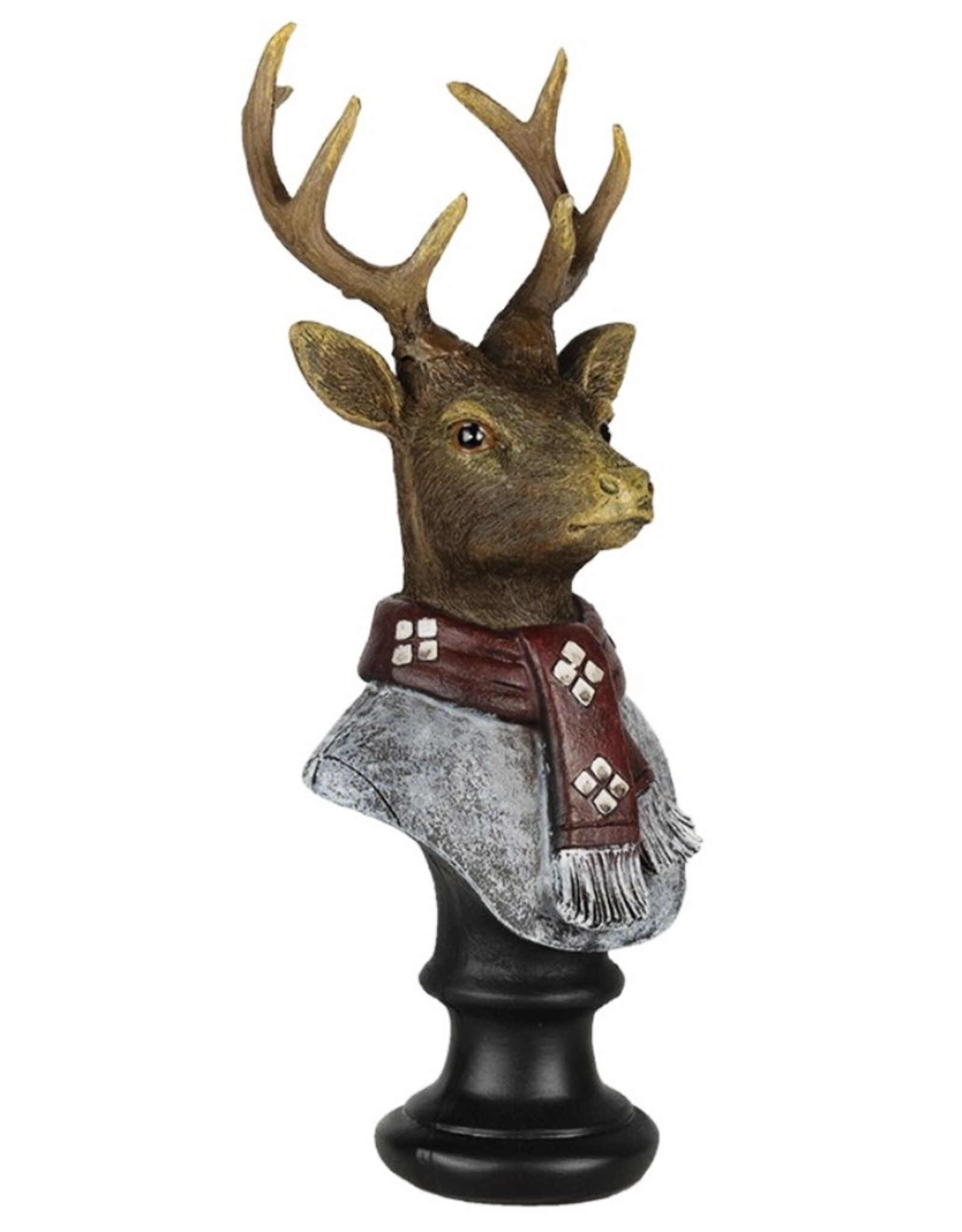 C&E Giftware & Lifestyle - Hert Buste gekleed als Heer 23cm