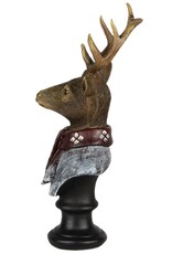 C&E Giftware & Lifestyle - Hert Buste gekleed als Heer 23cm