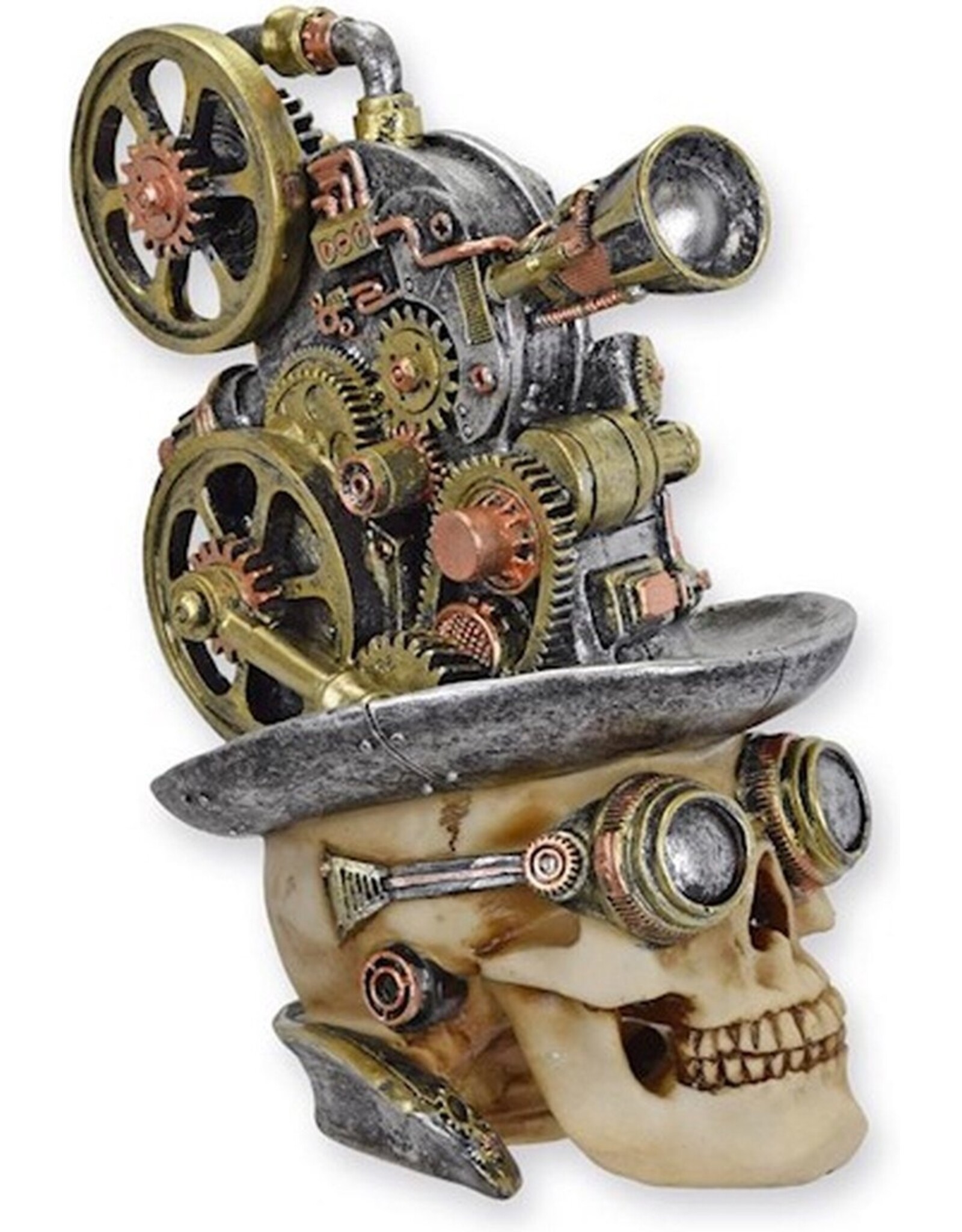 Trukado Skulls - Steampunk skull with camera projector