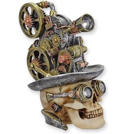 Trukado Steampunk Schedel met Cameraprojector 23,3cm