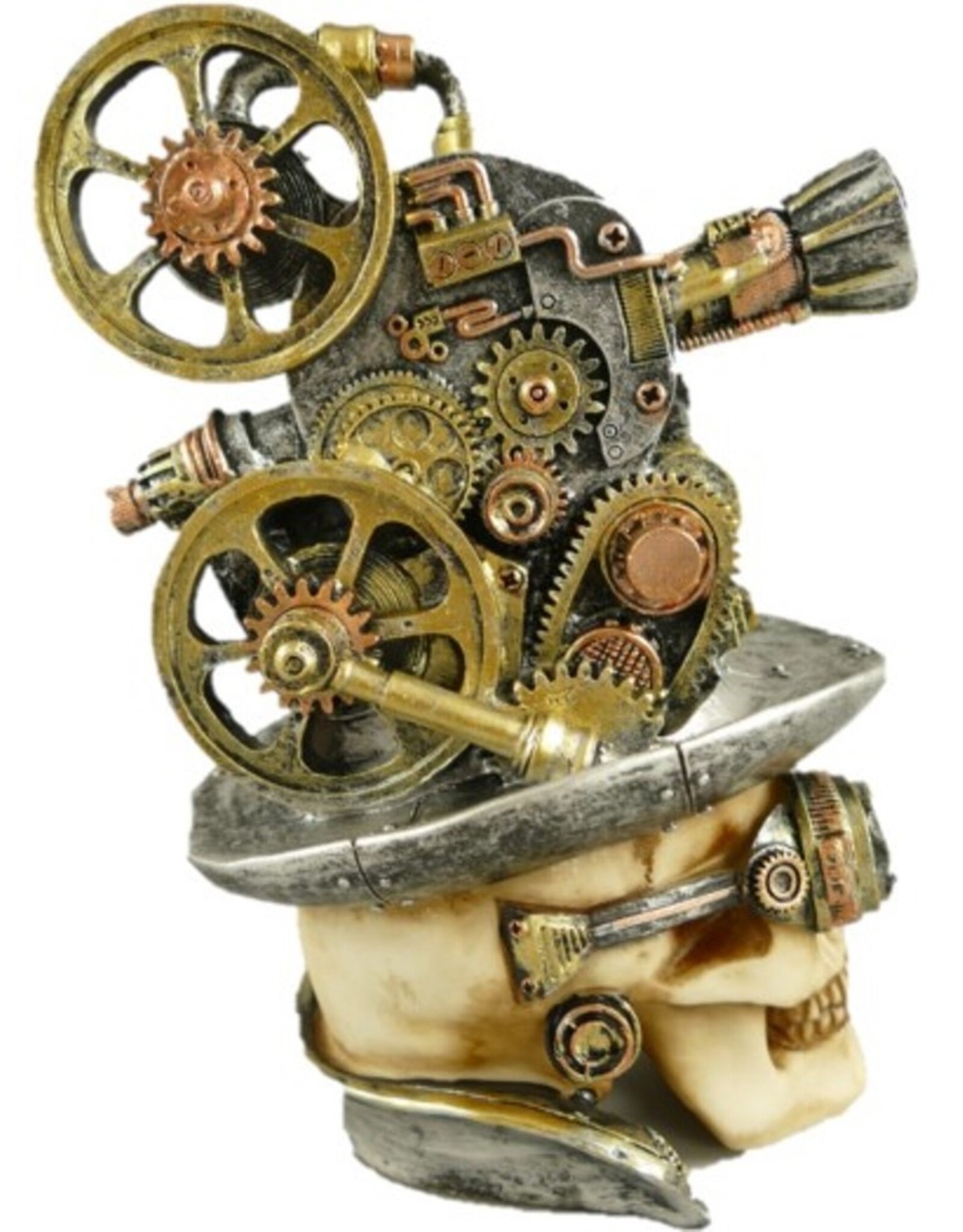 Trukado Skulls - Steampunk skull with camera projector