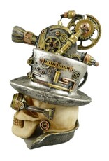 Trukado Skulls - Steampunk skull with camera projector