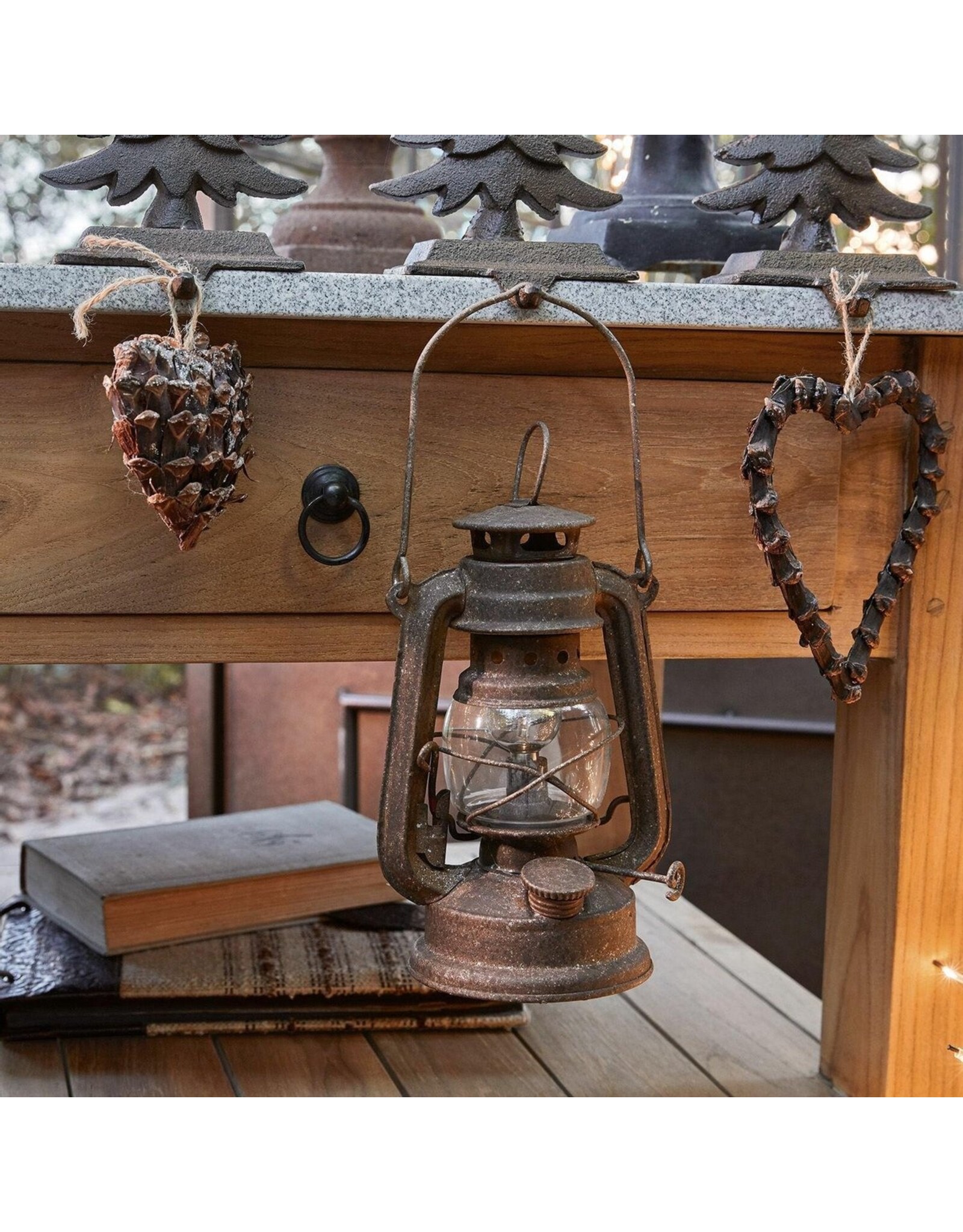 Trukado Miscellaneous -  Stormlantaarn Vintagelook metaal klein (LED-licht)
