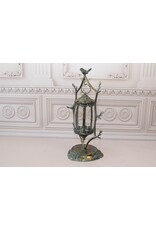 Trukado Miscellaneous - A Tin Hanging Lantern with Birds on Standard