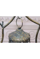 Trukado Miscellaneous - A Tin Hanging Lantern with Birds on Standard