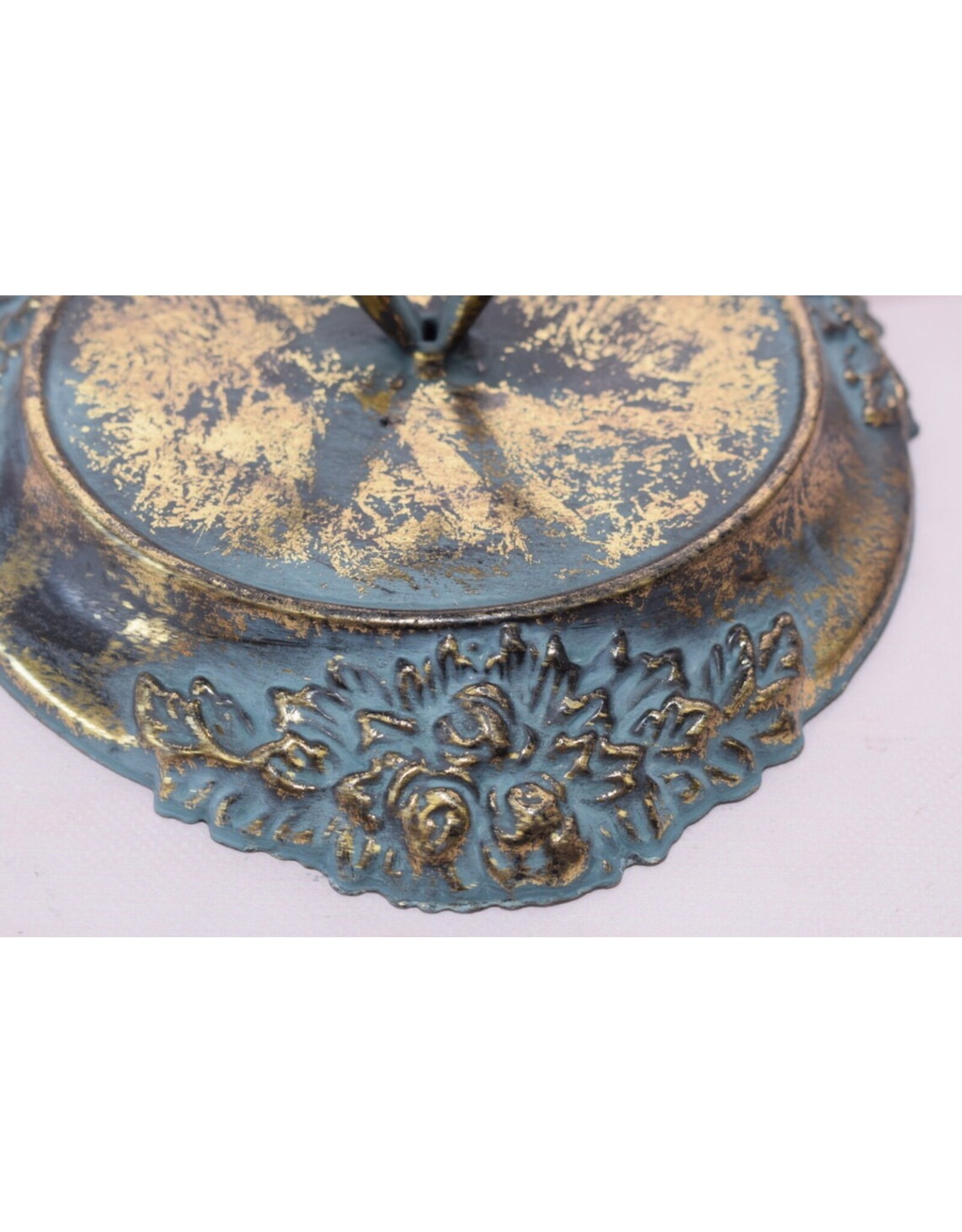 Trukado Miscellaneous - A Tin Hanging Lantern with Birds on Standard
