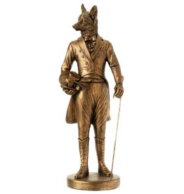Trukado Fox Gentleman with Tall Hat figurine 41.3cm