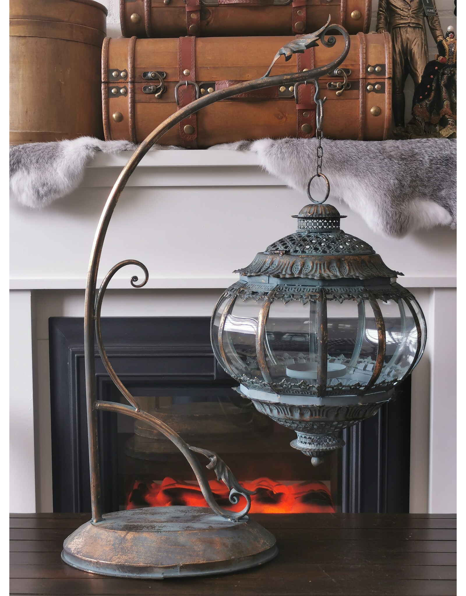 Trukado Miscellaneous - Hanging Victorian Lantern on Base
