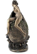 Veronese Design Giftware & Lifestyle - Girl Sitting on Nautilus shell Art Deco Style