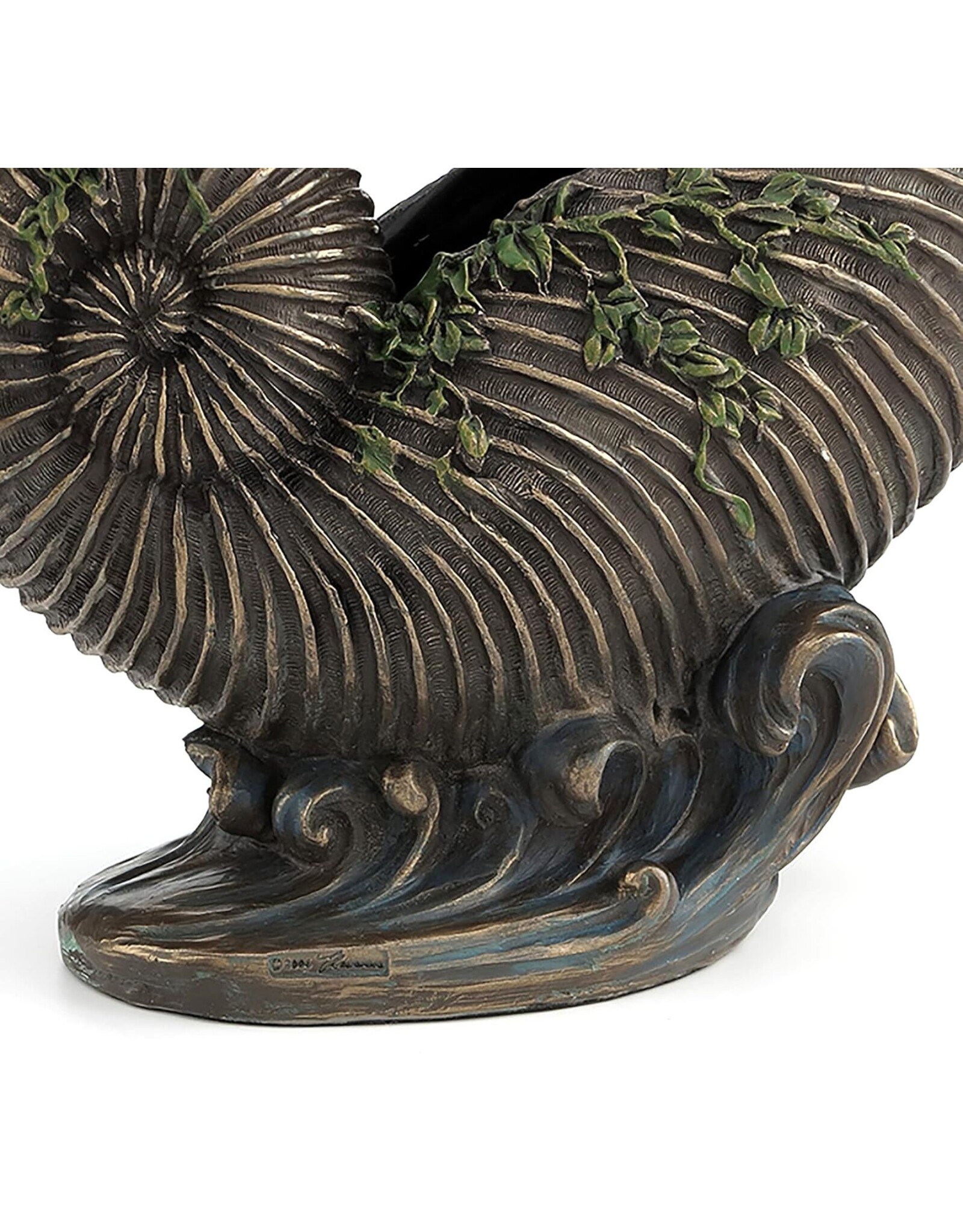 Veronese Design Giftware & Lifestyle - Girl Sitting on Nautilus shell Art Deco Style