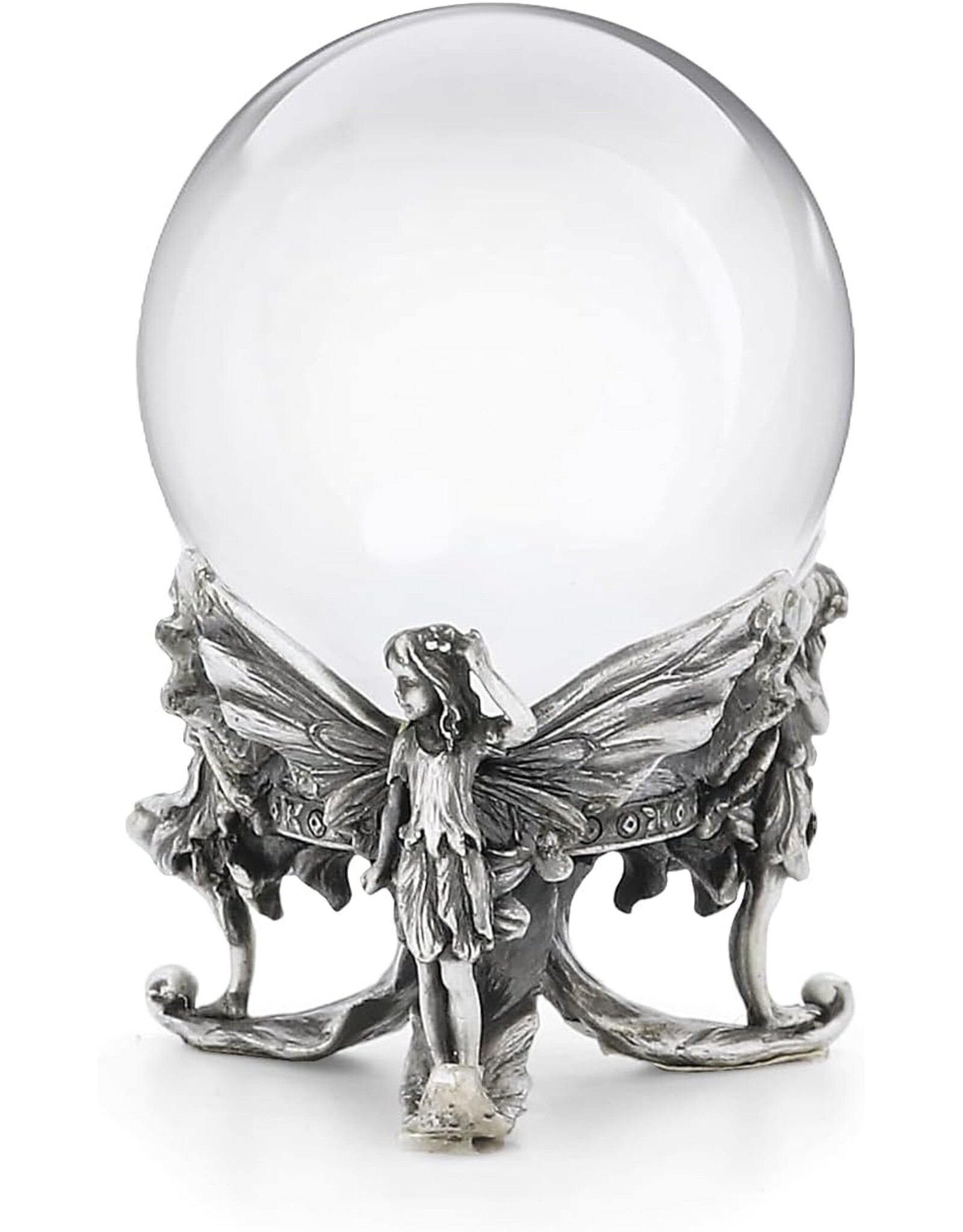 Veronese Design Miscellaneous - Fairy Driepoot Kristallen Bol met Standaard