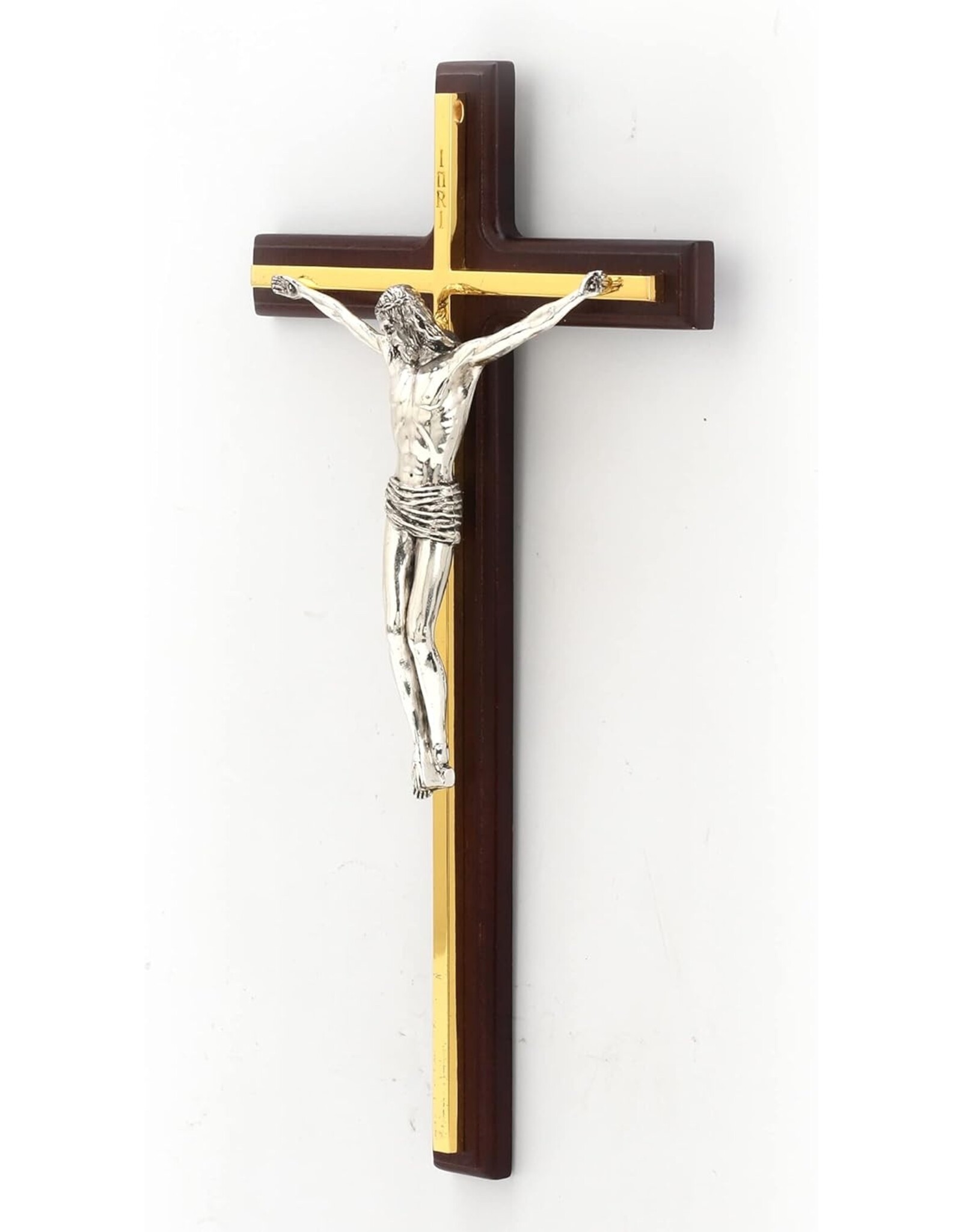 Veronese Design Giftware & Lifestyle -  Crucifux hanging Wood 26.5cm Veronese Design