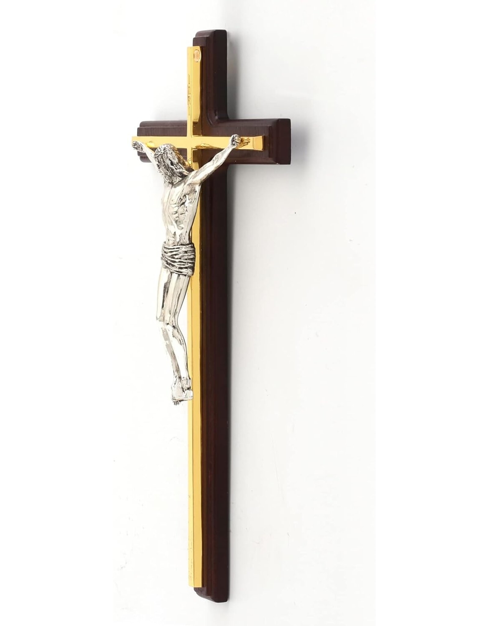 Veronese Design Giftware & Lifestyle -  Crucifux hanging Wood 26.5cm Veronese Design