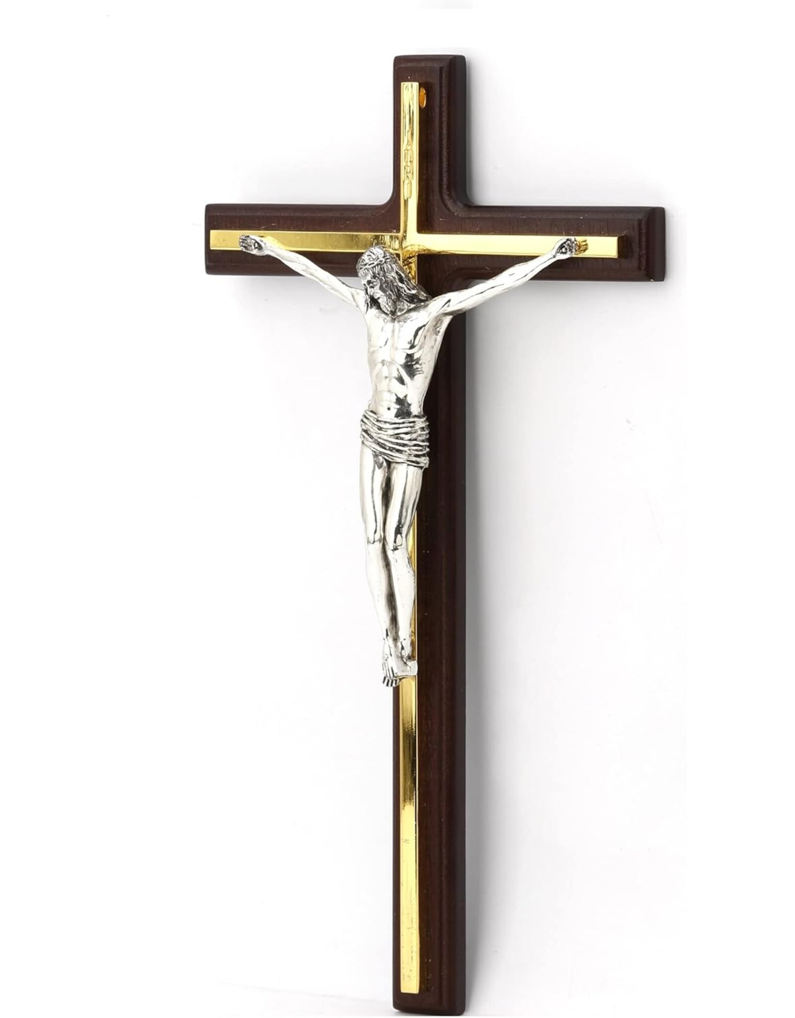 Veronese Design Giftware & Lifestyle -  Crucifux hanging Wood 26.5cm Veronese Design