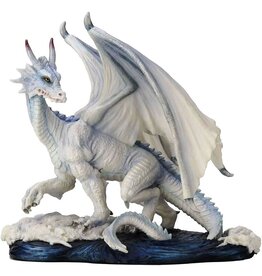 Veronese Design Glacial White Dragon Mythical Creature Veronese Design