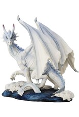 Veronese Design Giftware & Lifestyle - Glacial White Dragon Mythical Creature Veronese Design