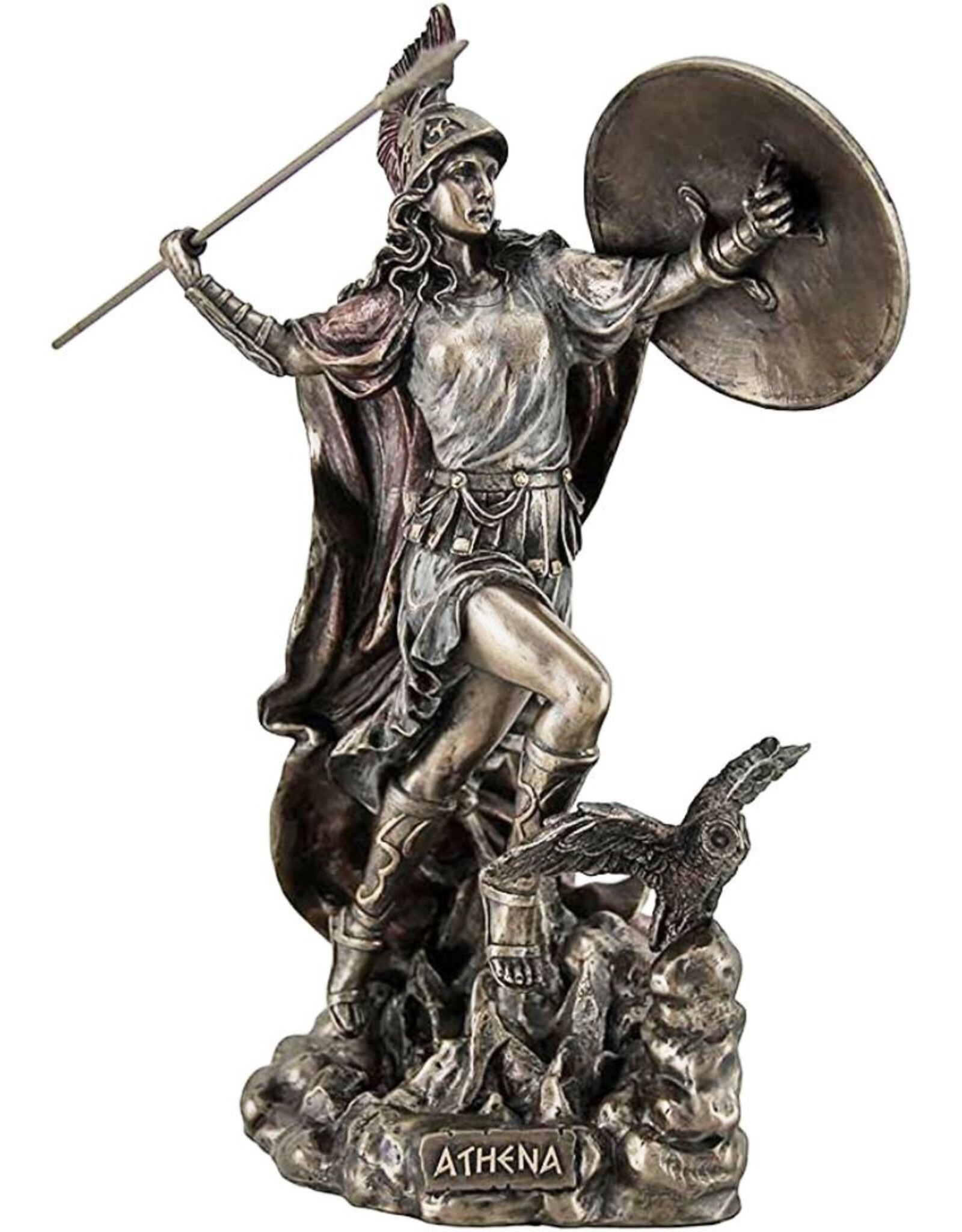 Veronese Design Giftware Beelden Collectables  - Athene werpt Speer Veronese Design