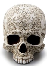 Unicorn Studio Reapers, skulls and dragons - Skull with Coat of Arms Flying Dragon and Thistle