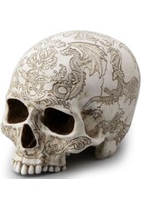 Unicorn Studio Reapers, skulls and dragons - Skull with Coat of Arms Flying Dragon and Thistle