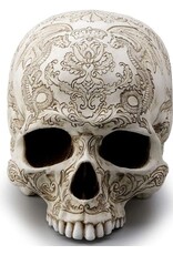 Unicorn Studio Reapers, skulls and dragons - Skull with Coat of Arms Flying Dragon and Thistle