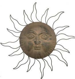 SH Iron Sun Wall Decor 68cm