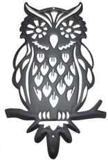 SH Miscellaneous - Metal Owl Silhouette Wall Ornament 35,5cm