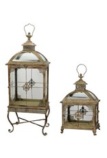 JB Miscellaneous - Set of 2 Lanterns on Base Victorian style