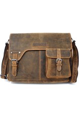 HillBurry Leren werktassen en Leren laptoptassen - HillBurry laptoptas - werktas Large